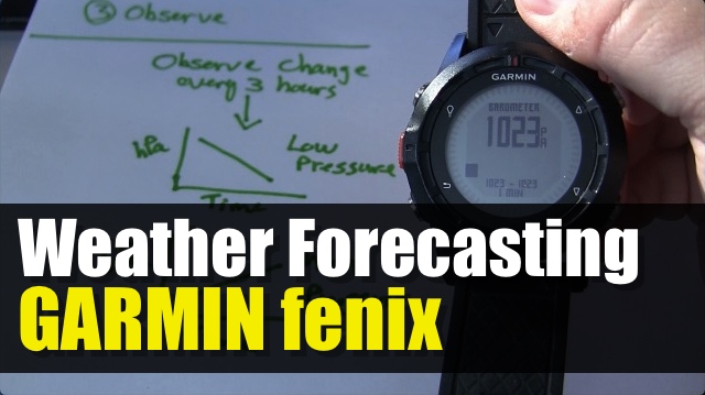 Weather Forecasting Using Your GPS Barometer - fenixbarometer