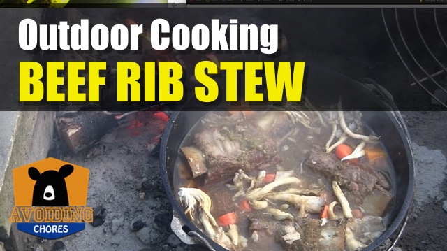 Korean Beef Short Rib Stew In Lodge Dutch Oven - beefribstew
