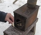 Winter Camping With An Ammo Can Wood Stove