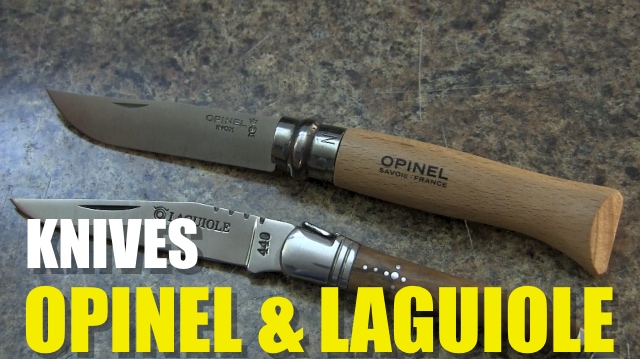 Opinel and Laguiole Knives