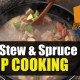 Dutch Oven Camp Cooking – Pork Stew and Spruce Beer
