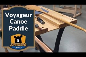 Carving A Cherrywood Voyageur Style Canoe Paddle At Lee Valley Tools