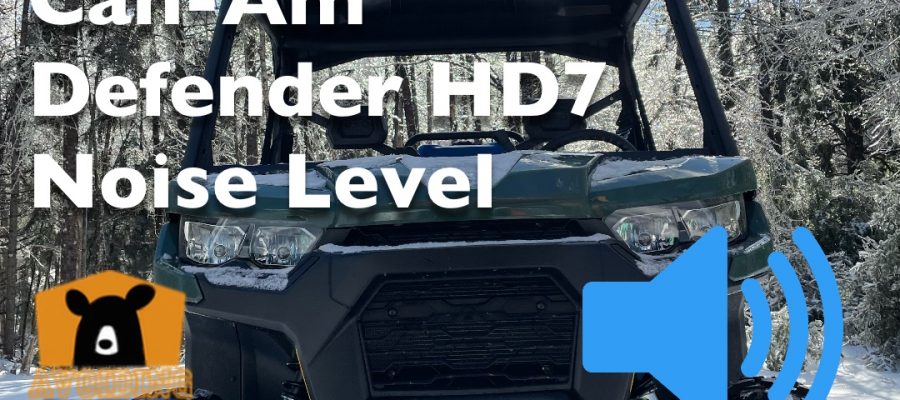 How Loud Is Can-Am 2022 Defender HD7 Engine?