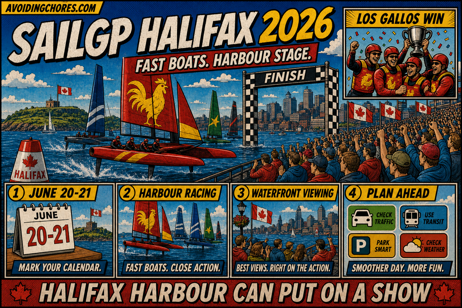 SailGP Halifax 2026: Fast Boats, Harbour Views, and the Celebrity Question