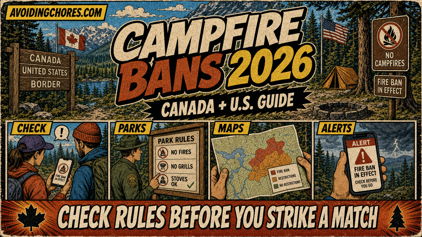 Campfire Bans Are the New Normal: A Cross-Border Guide to 2026 Restrictions