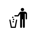 Litter Receptacle icon