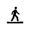 Stay on trail icon