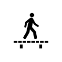 Trail boardwalk icon