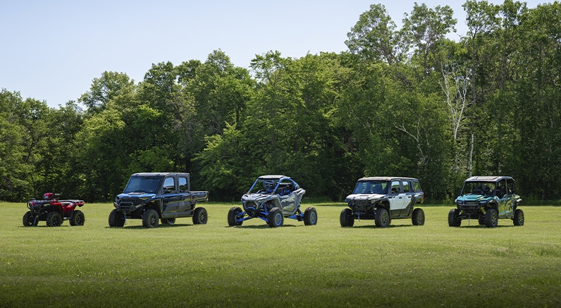 2027 Polaris off-road lineup with Sportsman Ranger RZR and XPEDITION models