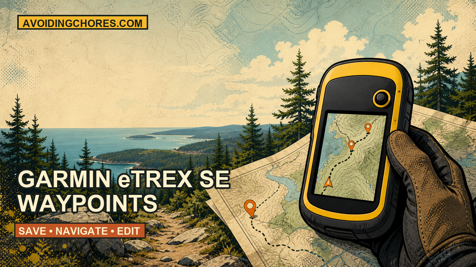 Garmin eTrex SE Waypoints And Navigation For Beginners